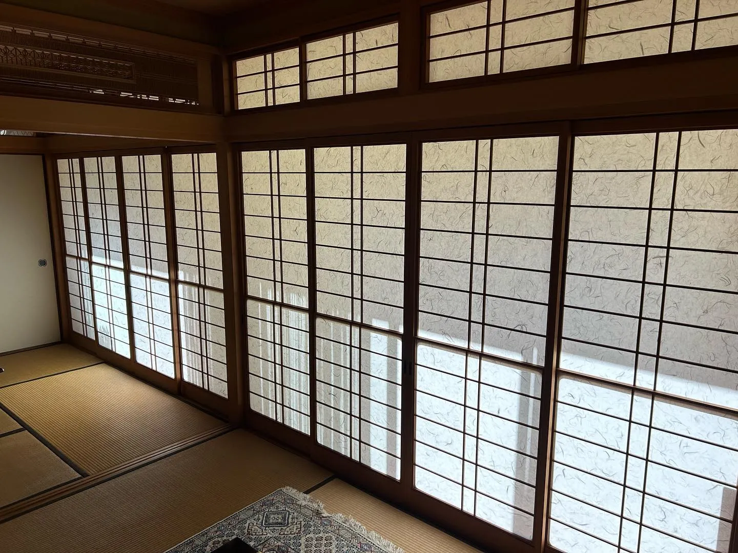 福山市柳津町で障子の張替え^ ^